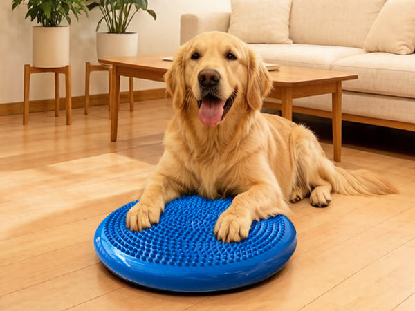Wobble Cushion with Inflation Pump