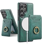 LIDEEYA for Samsung Galaxy S26 Ultra Case 2-in-1 Detachable Card Holder Style Protective Case Mag...