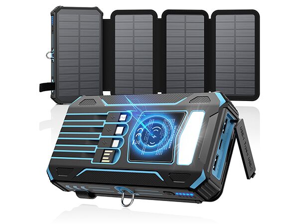 48000mAh wireless solar power bank