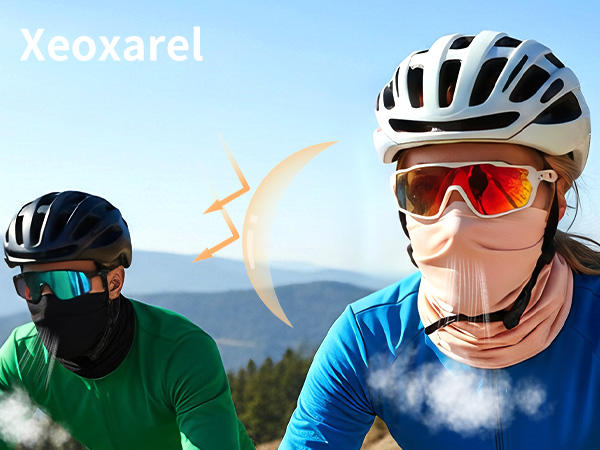 Neck Gaiter Face Cover Scarf, Breathable Sun &amp;amp; Wind-proof for Skiing Fishing Hiking Cycling