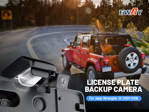 HEAVY-DUTY LICENSE PLATE FRAME BACKUP CAMERA