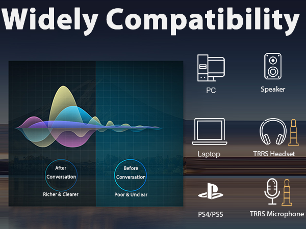 usb adapter is widely compatible with pc, ps4, ps5