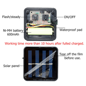 waterproof solar string lights for garden party