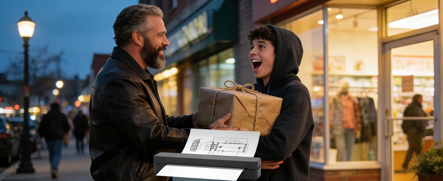 Inkless Portable Printer for Travel