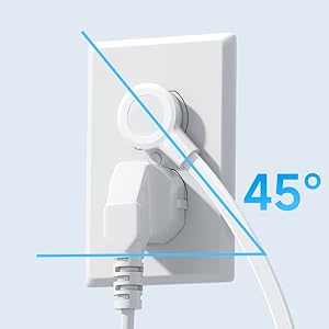 Tower Power Strip with 1 Dedicated PD 20W Fast-Charging Port