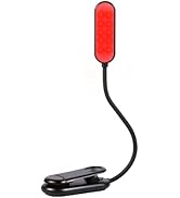 Finezeal 670nm Red Book Light [1 Pack] - Zero Blue Light, Rechargeable Clip On Red Reading Light ...