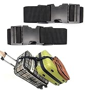 Luggage Straps for Suitcases TSA Approved, Travel Accessories to Connect Two Suitcase, Add Bag Lu...