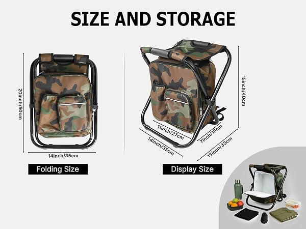 backpack stool