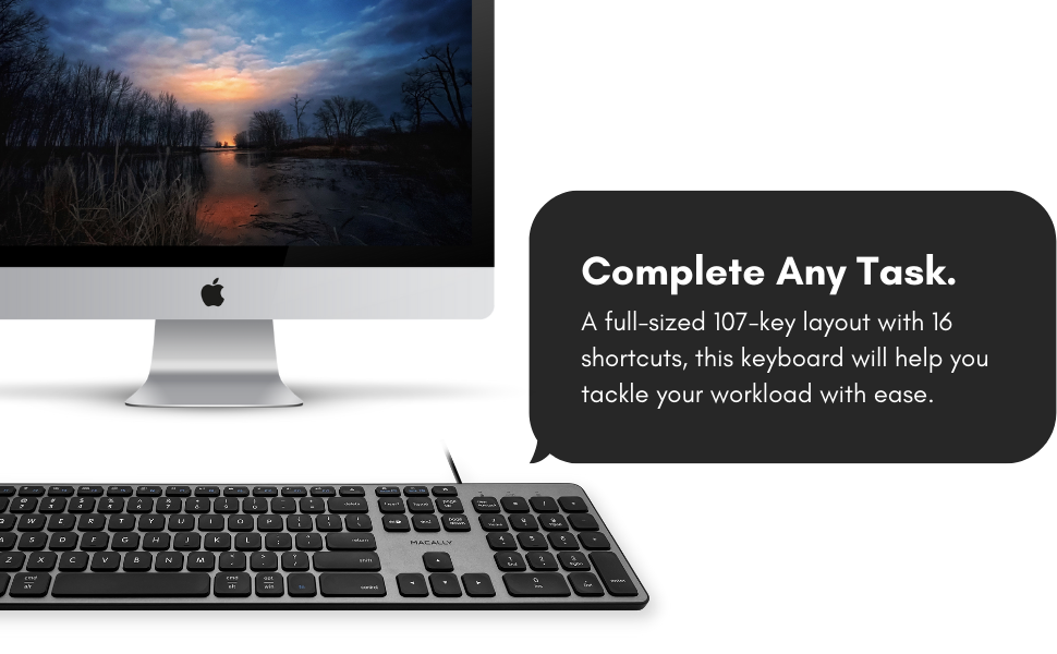 Apple Keyboard with USB Ports