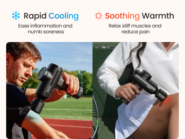 Massage Gun with Heat and Cold Therapy Professional Deep Tissue Handheld Massager