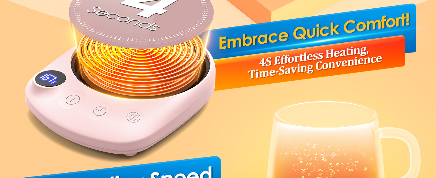 Coffee Mug Warmer Pink