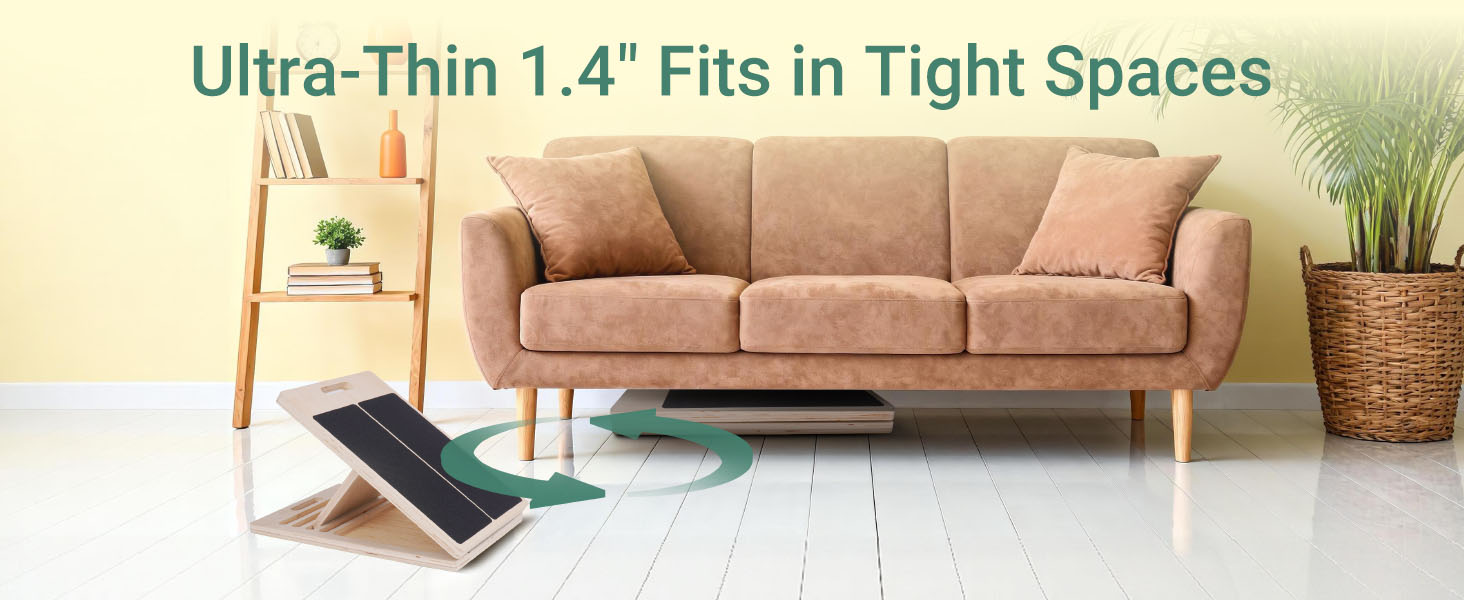 slant board for calf stretching