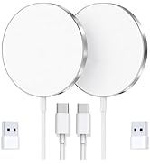 for MagSafe Charger 2 Pack, Magnetic Wireless Charging Pad for iPhone 17/17 Pro/17 Pro Max/Air/16...