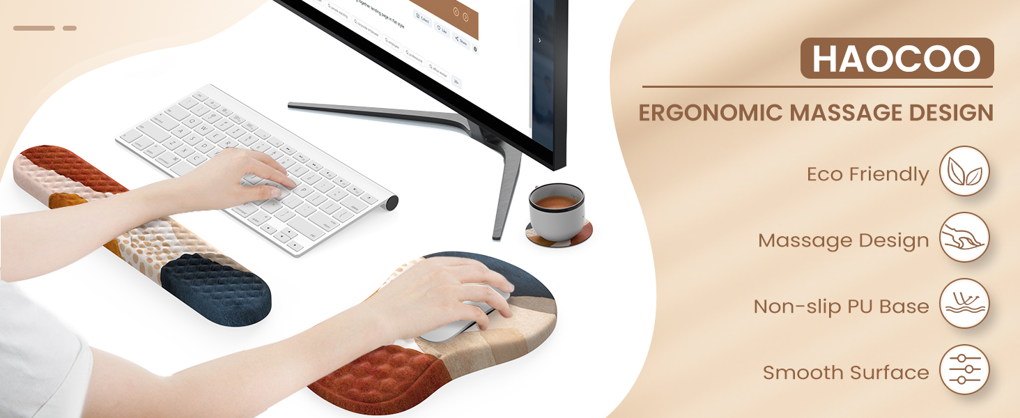 ergonomic mouse pad with wrist support carpal tunnel keyboard pad with wrist support mousepad