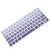 Allinside Ombre Deep Purple Cover for Apple Magic Keyboard (MLA22LL/A) with US Layout