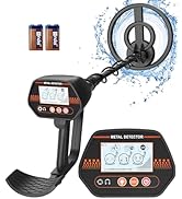 DetectTrek Metal Detector for Kids, 8" Waterproof Metal Detector Coil, High Accuracy Gold Detecto...
