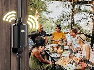 Powerful matter Wi-Fi Control Range for smart plug outdoor