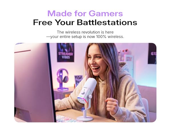 wireless gaming microphone