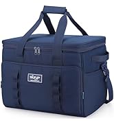 SUNUP 48 Cans Soft Sided Insulated Cooler Bag, Collapsible Large Ice Chest, Portable Leak-Proof C...