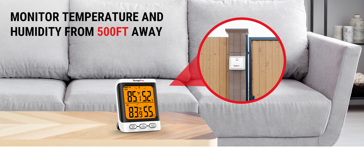 inside outside thermometer wireless thermometer indoor outdoor weather thermometer wifi thermometer