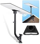 Steinwhale Adjustable Mounting Kit with Aluminum Pipe Adapter Pole Mount for Starlink Standard/Ge...