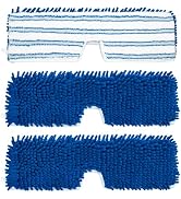 3 Pack Mop Heads Replacements Compatible for Ocedar Dual-Action Microfiber Flip Mop, Double Sided...