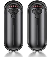 Rechargeable Hand Warmers 2 Pack, 6000mAh Electric Hand Warmer Rechargeable, 2 in 1 Portable Hand...