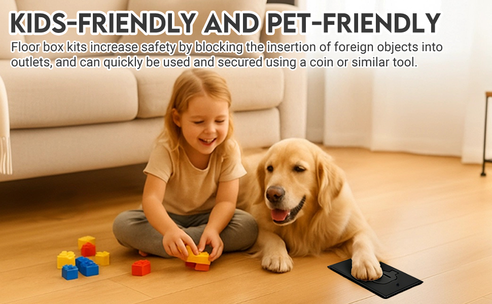 Recessed Floor Outlet Cover Box