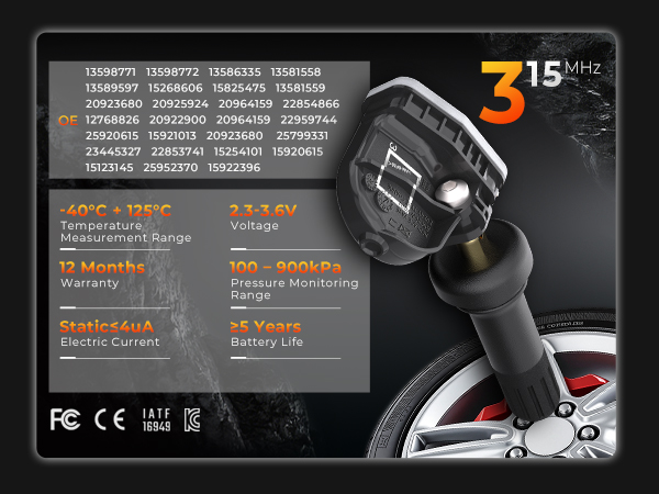 TIRE PRESSURE MONITORING SYSTEM SENOSR 