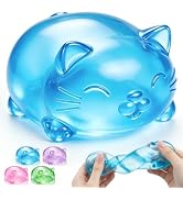 Stress Cat Toy, Sensory Fidget Toy, Sugar Filled Squishy Toys for Kids Stress Relief - High Densi...