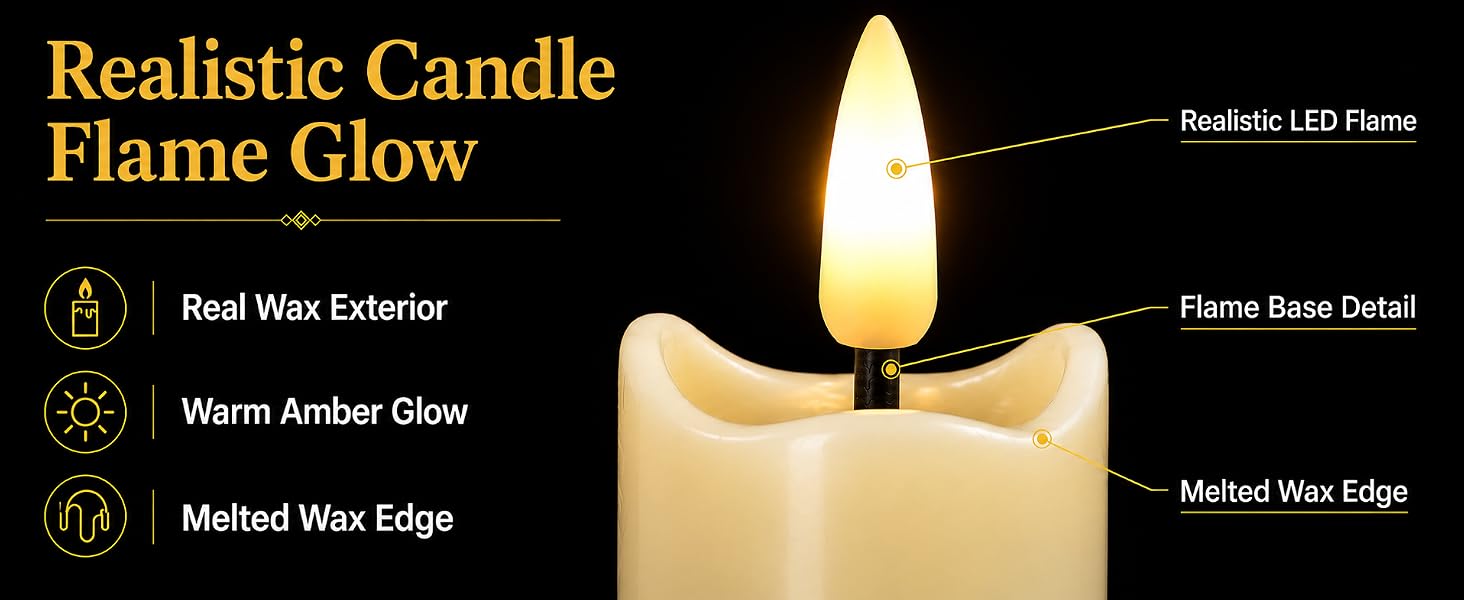 taper candles battery operated