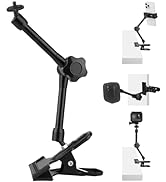 Mippko Clip Clamp Phone Holder for Desk/Table/Easel/Board/Shelf,Compatible with 3.5~7.5 inch iPho...