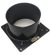 Coolerguys 120mm or 92mm Fan to 4" Ducting Shroud Funnel with Clamp for Greenhouses, Enclosures, ...
