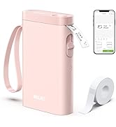 NELKO Label Maker Machine with Tape, P21 Portable Bluetooth Label Printer, Wireless Built-in Cutt...