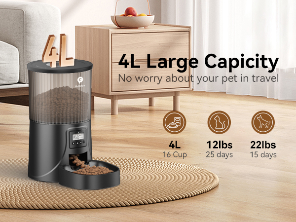 Automatic cat feeder