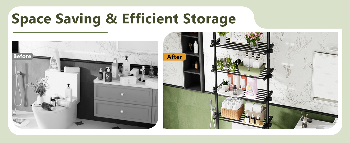 Over The Toilet Storage organizer