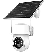HOAYVKJ Solar Security Cameras Wireless Outdoor (1, 64G)