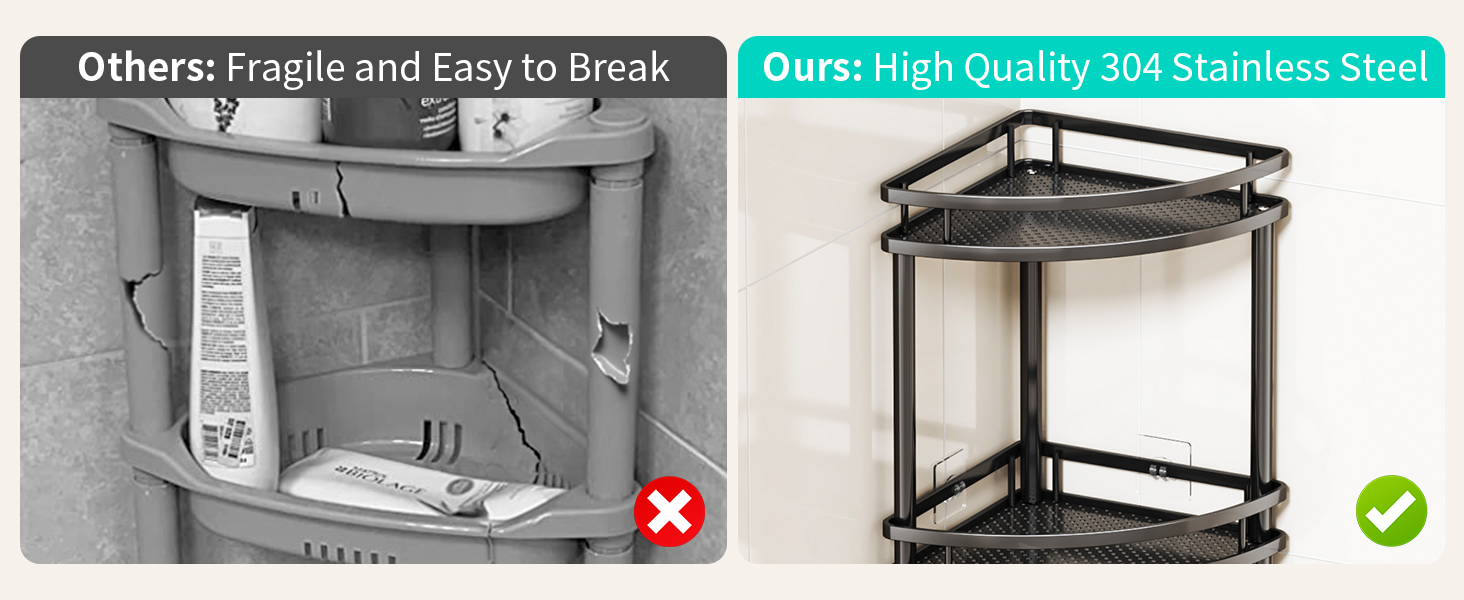 shower shelf for inside shower