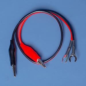 test leads for the WEP 3005D-III U-shape terminal to alligator clips