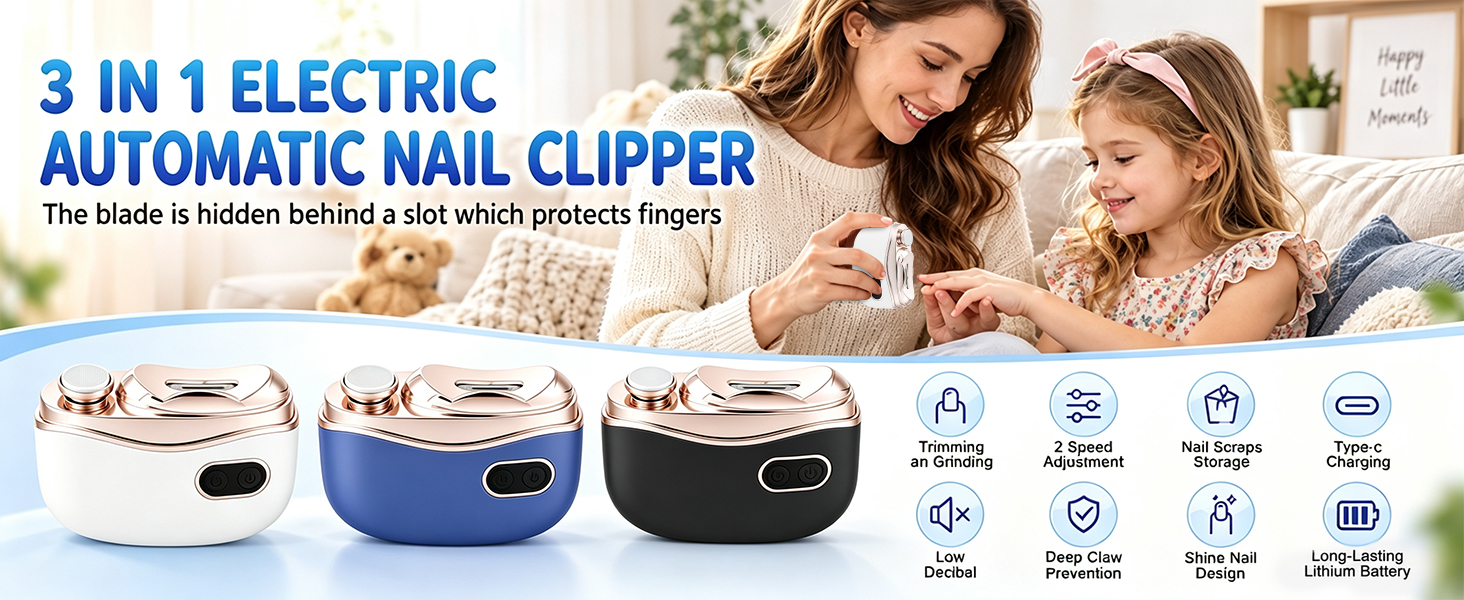 Electric Nail Clippers for Seniors &amp;amp; Adults