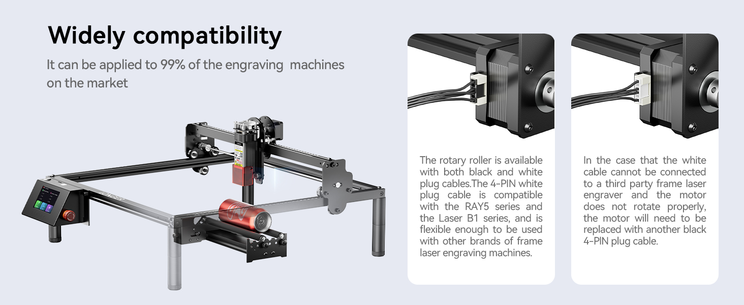 Laser engraver Rotary Roller