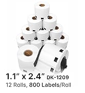 Spartan Industrial - Replacement for DYMO 30857 (10 Rolls, 5500 Labels) 2 1/4" x 4" Direct Therma...