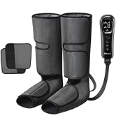 Nekteck Leg Massager for Circulation and Relaxation, Air Compression Foot and Calf Massager to Re...