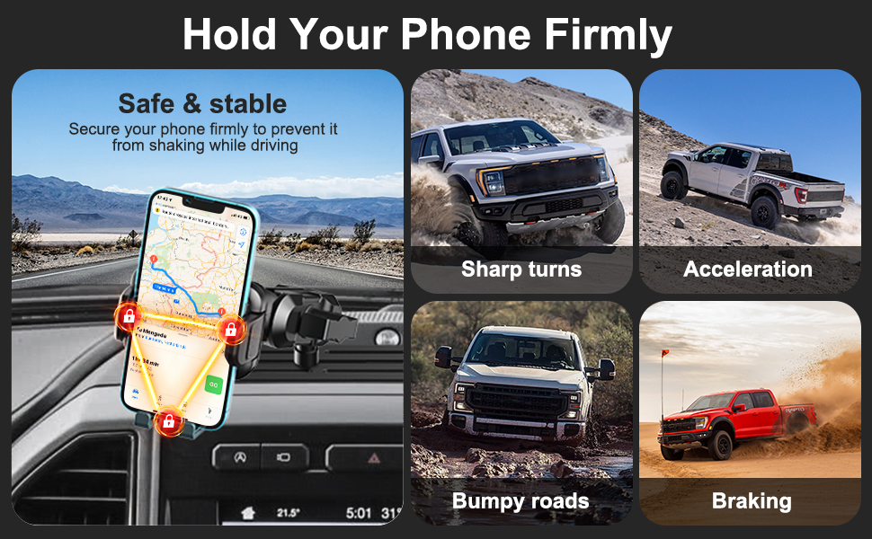 stable secure heavy duty f150 phone holder