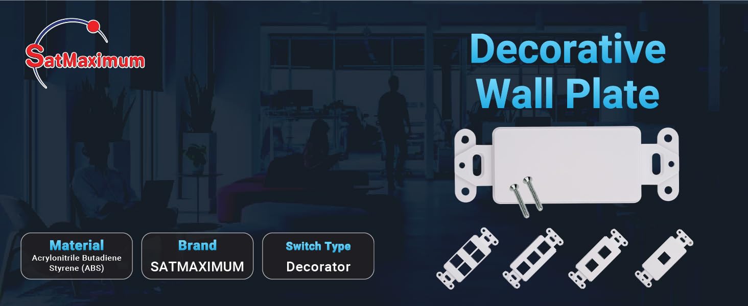 Decorative wall plate options