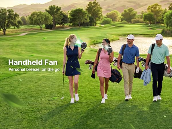 golf cart fan with mister