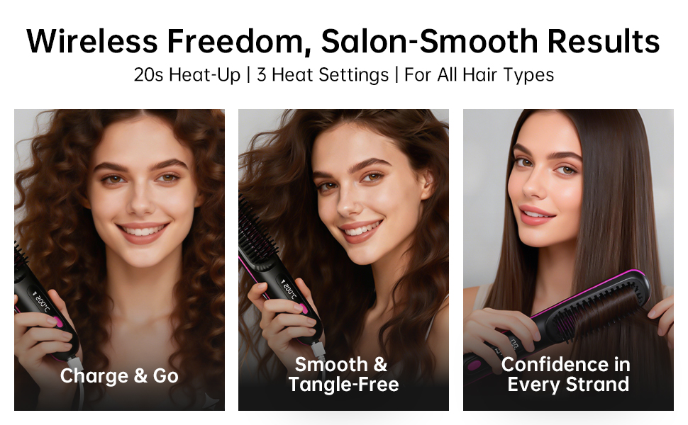 GERY Hair Straightener Brush
