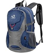 WATERFLY Lightweight Packable Hiking Backpack: Foldable Travel Daypack Ultralight Camping Day Pac...
