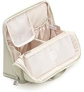 EACHY Standing Makeup Bag - Large Waterproof Cosmetic Bag &amp; Toiletry Bag Organizer with Phone Hol...