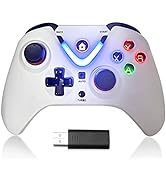 ROTOMOON Wireless Game Controller with LED Lighting Compatible with Xbox One S/X, Xbox Series S/X...